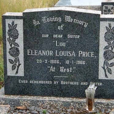 PRICE Eleanor Louisa 1886-1966
