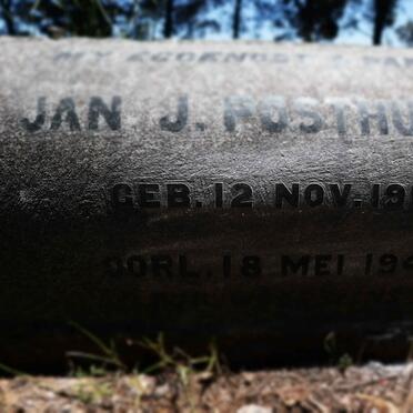 POSTHUMUS Jan J. 1913-1947 &amp; Elizabeth Johanna Magdalena DELPORT 1913-1957