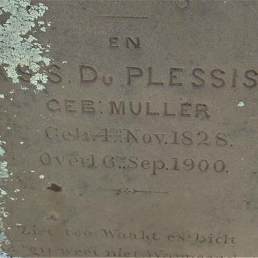 PLESSIS P.J., du 1821-1897 &amp; A.S.S. MULLER 1828-1900