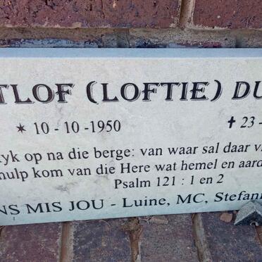 PLESSIS Dietlof, du 1950-2006