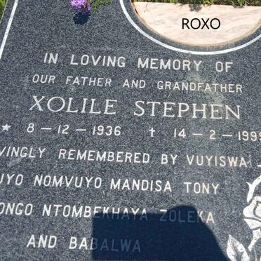 ROXO Xolile Stephen 1936-1999