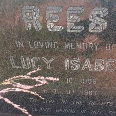 REES Roland 1904-1982 &amp; Lucy Isabel 1905-1987