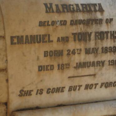 ROTHSCHILD Margarita 1899-1900