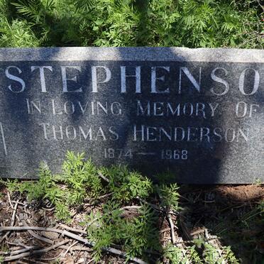 STEPHENSON Thomas Henderson 1874-1968 &amp; Agnes Lilian CURRIE 1884-1970 :: STEPHENSON Cecil 1918-1920