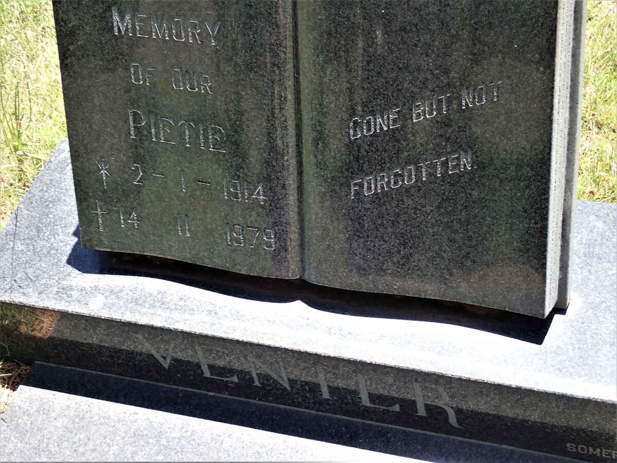 VENTER Pietie 1914-1979