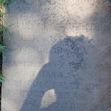 VENTER Rudolf G. 188?-193?