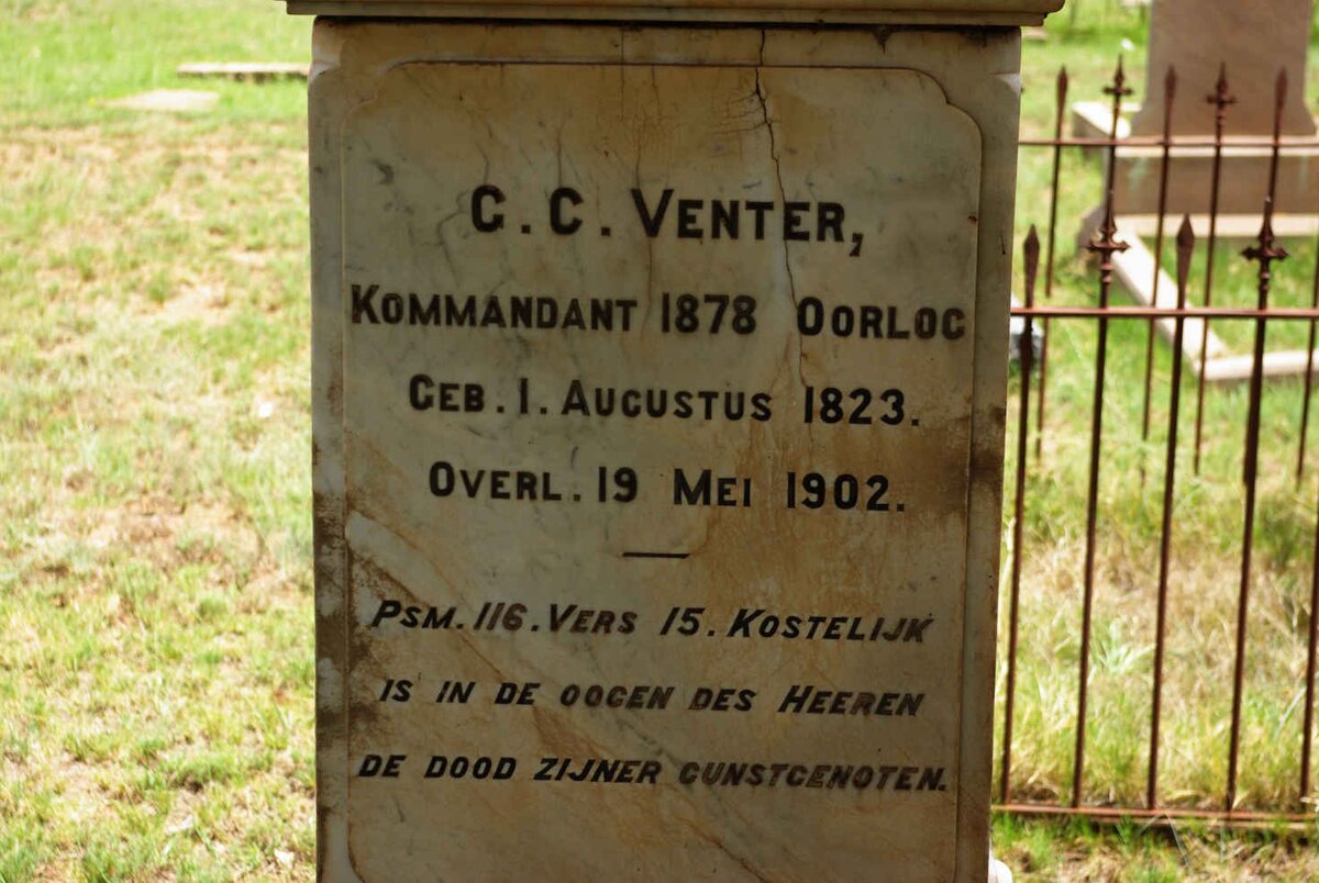 VENTER G.C. 1823-1902