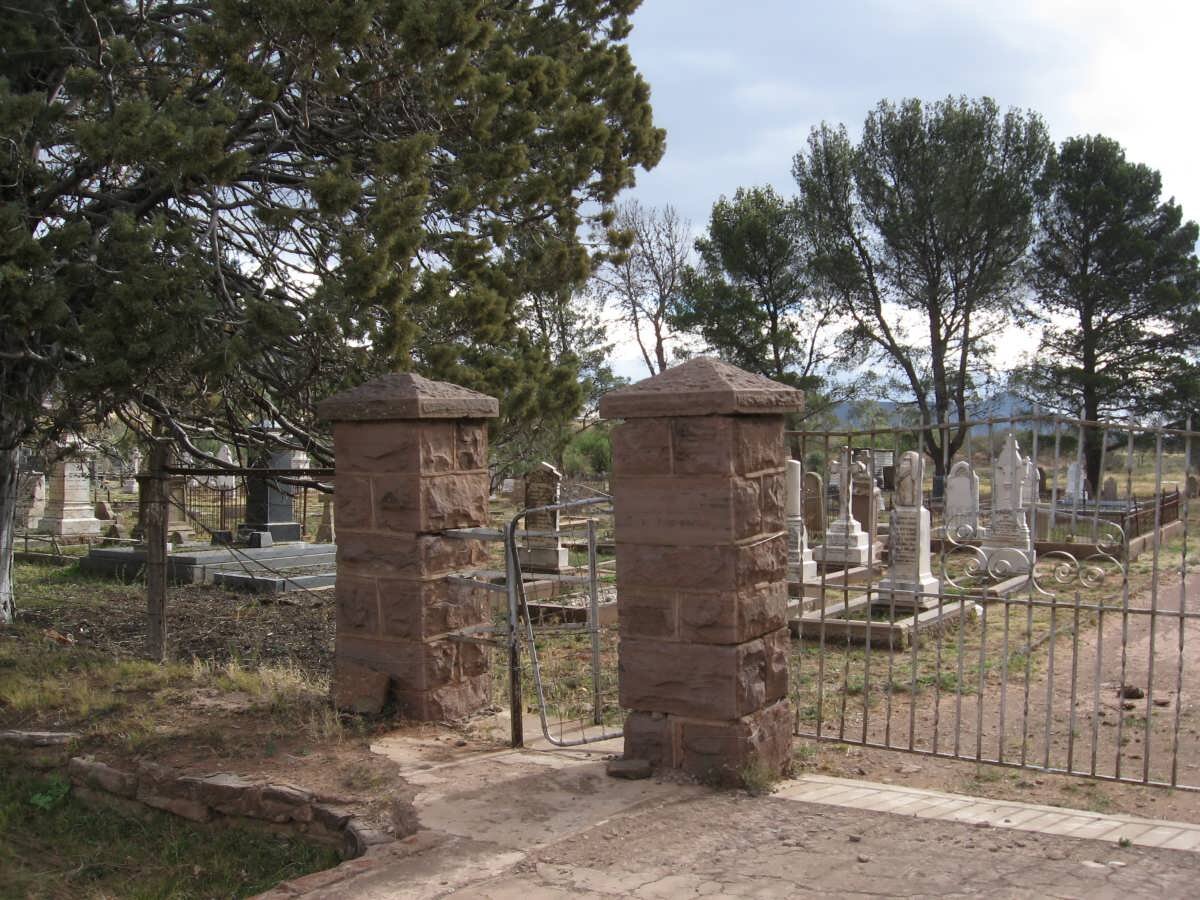 3. Entrance to the cemetery