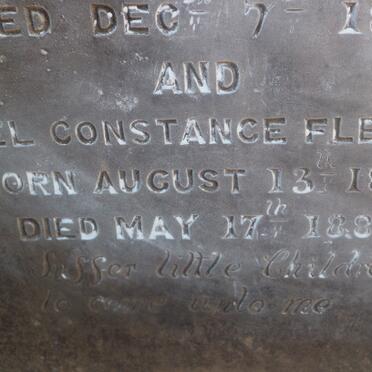 FLEISCHER Ethel Maud 1884-1885 :: FLEISCHER Mabel Constance 1883-1886