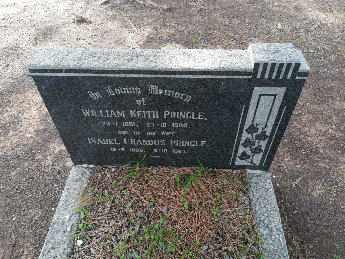 PRINGLE William Keith 1881-1966 &amp; Isobel Chandos 1888-1967