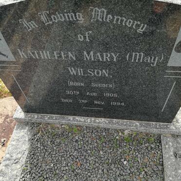 WILSON Kathleen Mary nee SUGDEN 1905-1994