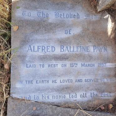 PAYN Alfred Balleine -1952