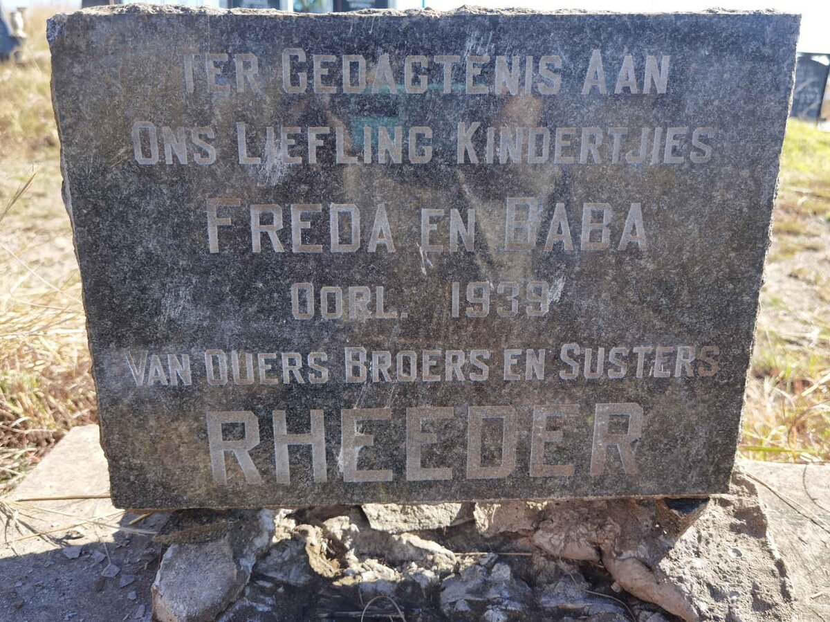 RHEEDER Freda -1939 :: RHEEDER -1939