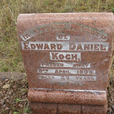 KOCH Edward Daniel -1935