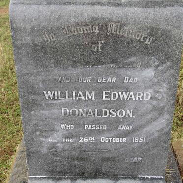 DONALDSON William Edward -1951