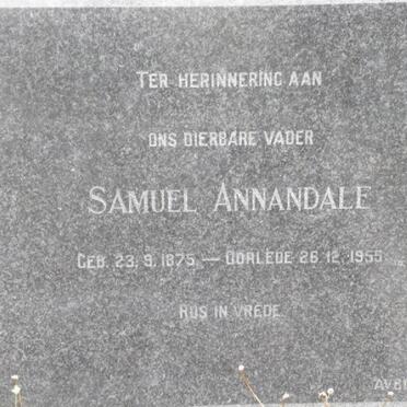 ANNANDALE Samuel 1875-1955