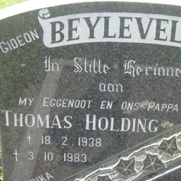 BEYLEVELD Thomas Holding 1938-1983