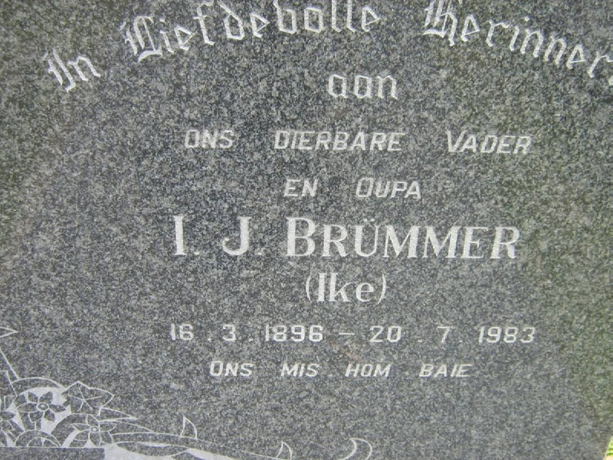 BRUMMER I.J. 1896-1983