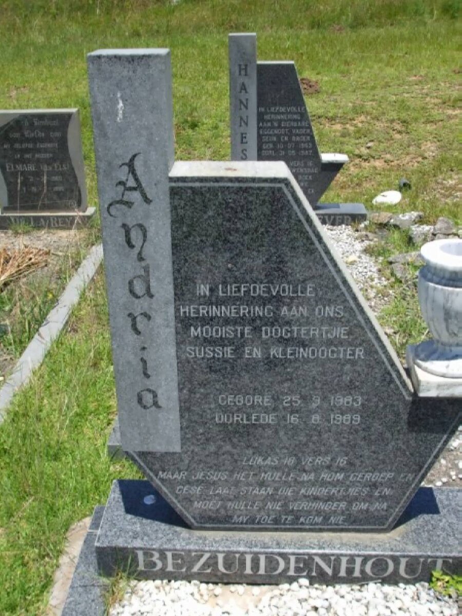 BEZUIDENHOUT Andria 1983-1989