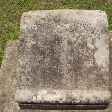 BEER Johannes Hendrik M., de 18?5-1936