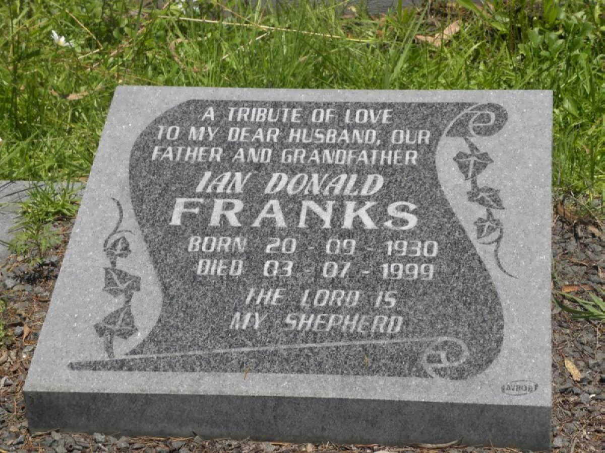FRANKS Ian Donald 1930-1999
