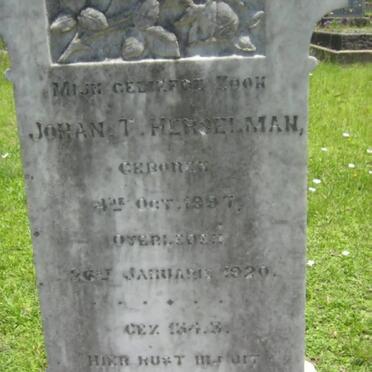 HERSELMAN Johan T. 1897-1920