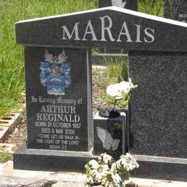 MARAIS Arthur Reginald 1957-2006