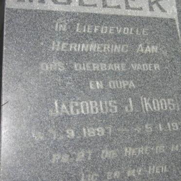 MULLER Jacobus J. 1897-1977