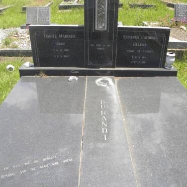 RANDT Daniel Marinus, du  &amp; Susanna Cathrina Helena DE CONING