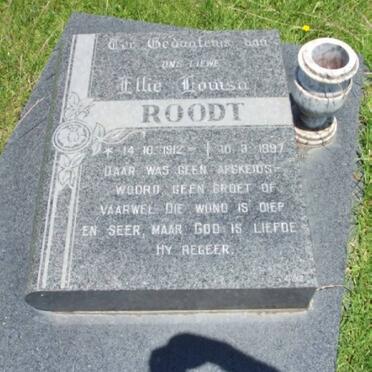 ROODT Ellie Louisa 1912-1997