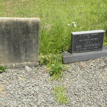 STAADEN Stephen G.J. 1885-1962 &amp; H.F. 1899-1984