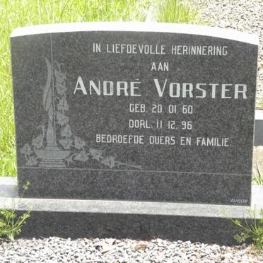 VORSTER Andre 1960-1996