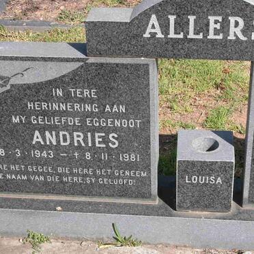 ALLERS Andries 1943-1981