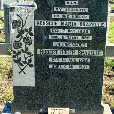 BRAZELLE Robert Roger 1896-1967 &amp; Rensche Maria 1898-1955