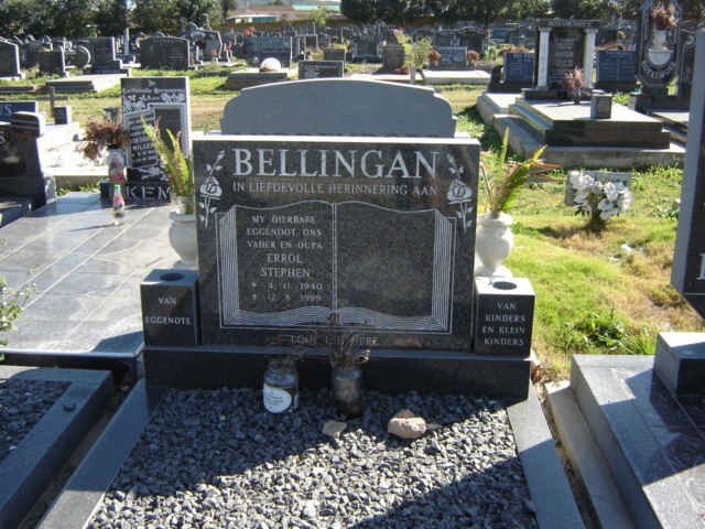 BELLINGAN Errol Stephen 1940-1999