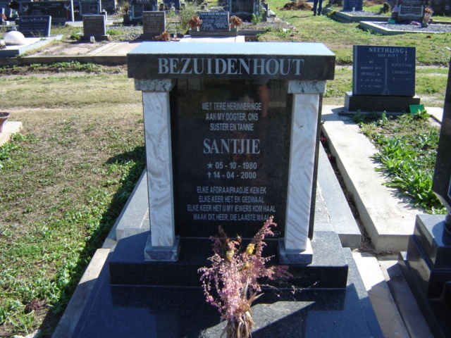 BEZUIDENHOUT Santjie 1980-2000