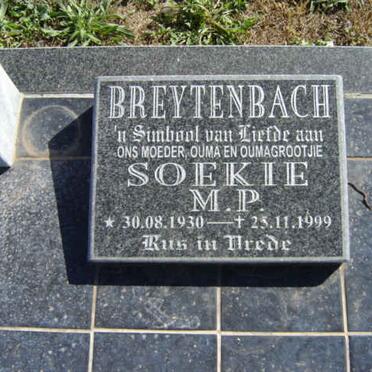 BREYTENBACH M.P. 1930-1999