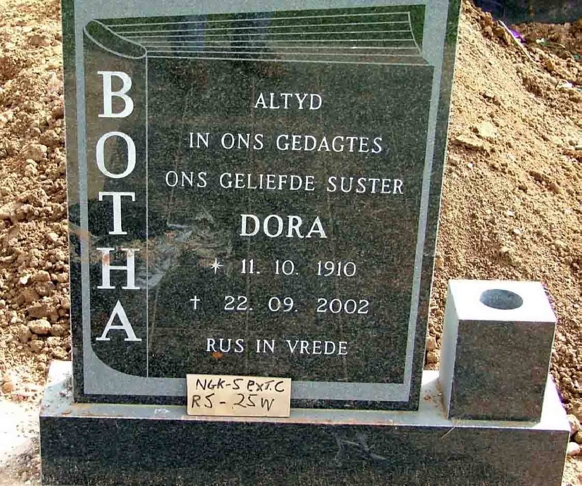 BOTHA Dora 1910-2002