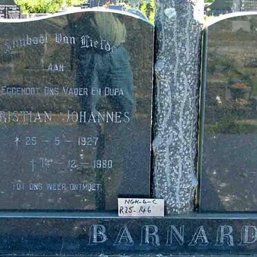 BARNARD Christian Johannes 1927-1980