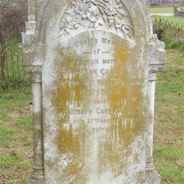 CARRICK Joseph &amp; Mary Ann