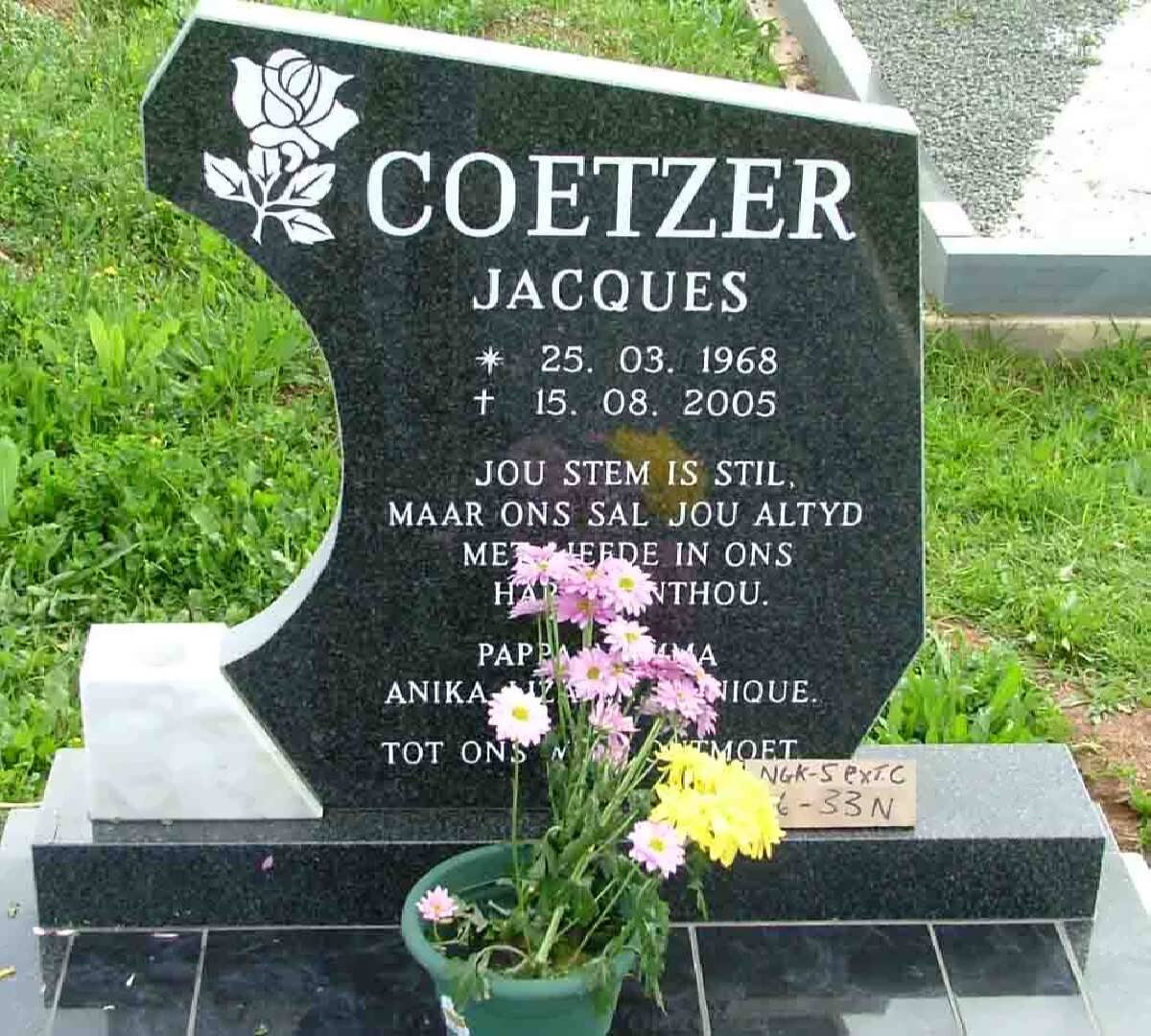 COETZER Jacques 1968-2005
