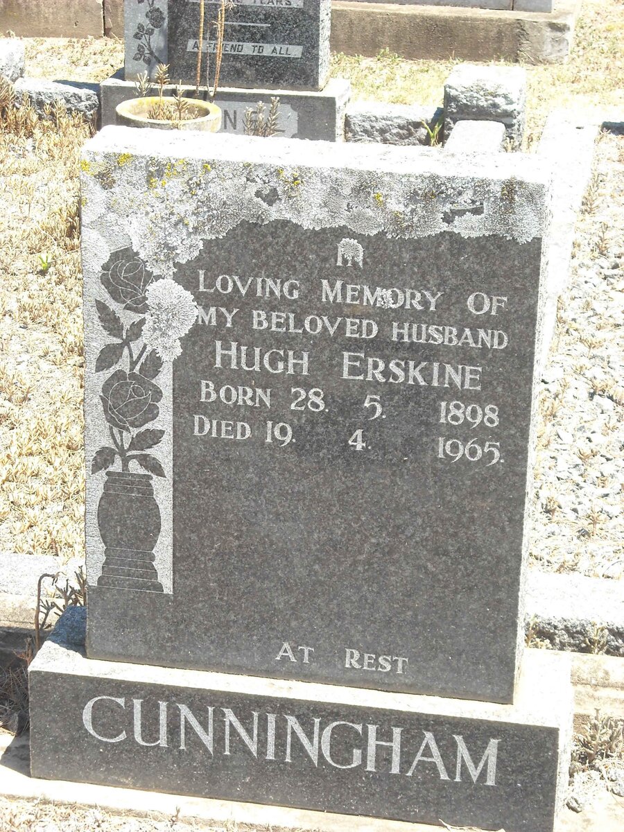 CUNNINGHAM Hugh Erskine 1898-1965