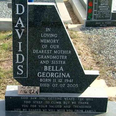 DAVIDS Bella Georgina 1941-2005