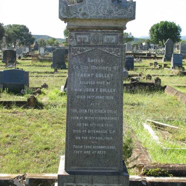 DOLLEY John Frederick -1929 &amp; Fanny -1926