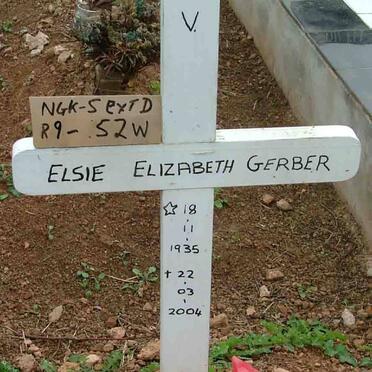 GERBER Elsie Elizabeth 1935-2004