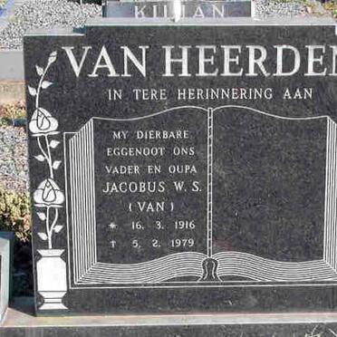 HEERDEN Jacobus W.S., van 1916-1979