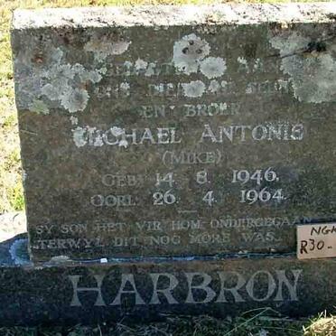 HARBRON Michael Antonie 1946-1964