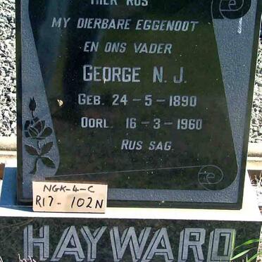 HAYWARD George N.J. 1890-1960