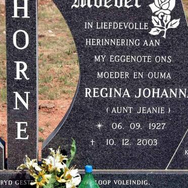 HORNE Regina Johanna 1927-2003