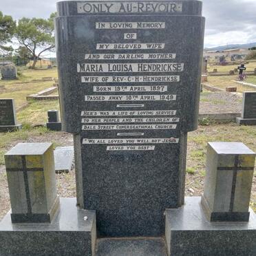 HENDRICKSE Maria Louisa 1897-1949
